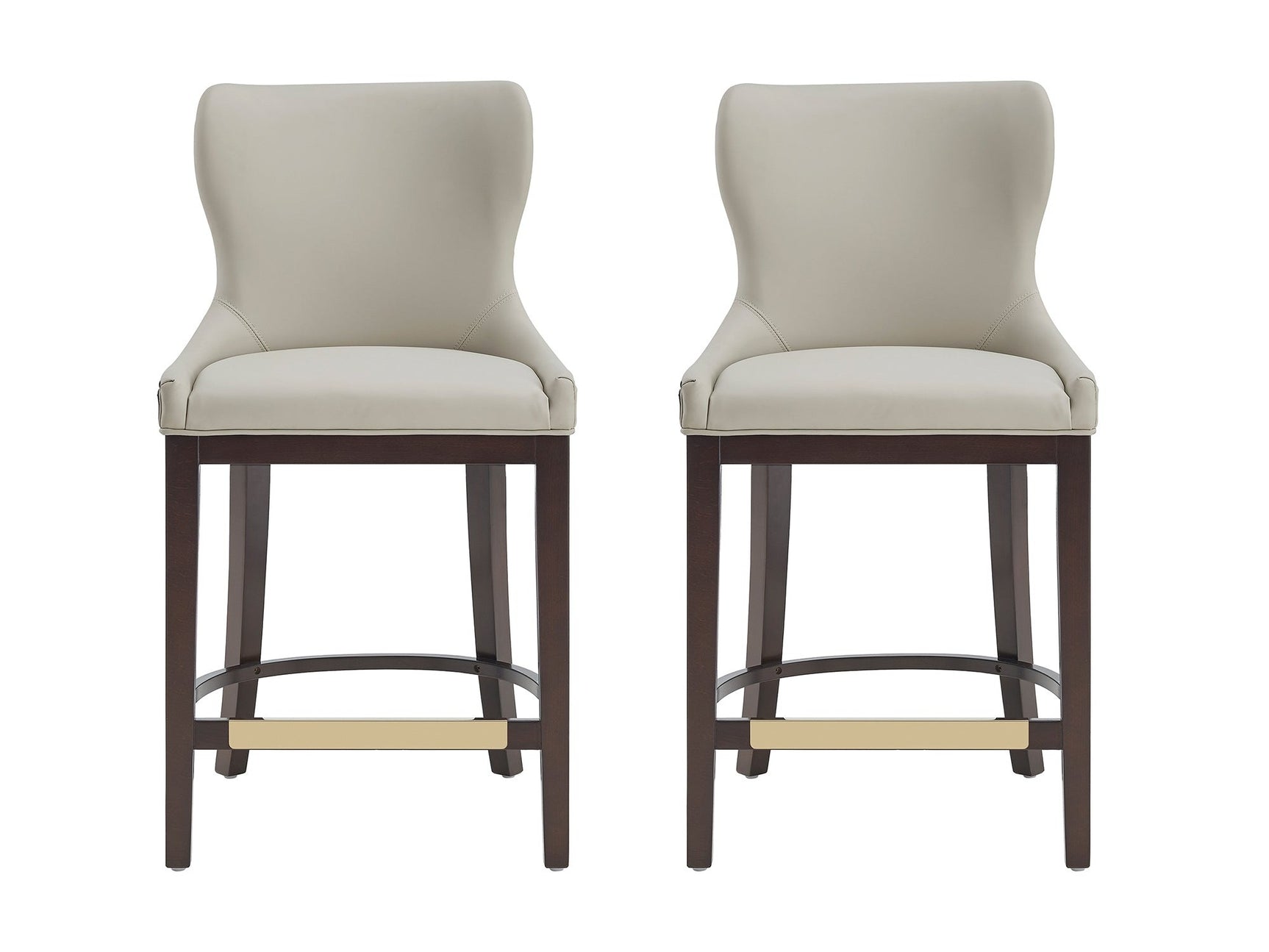 Blair Counter Stool in Stone (set of 2) - Ornate Home