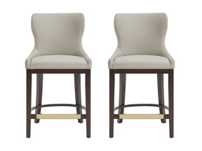 Blair Counter Stool in Stone (set of 2) - Ornate Home