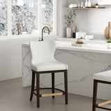 Blair Counter Stool in White - Ornate Home