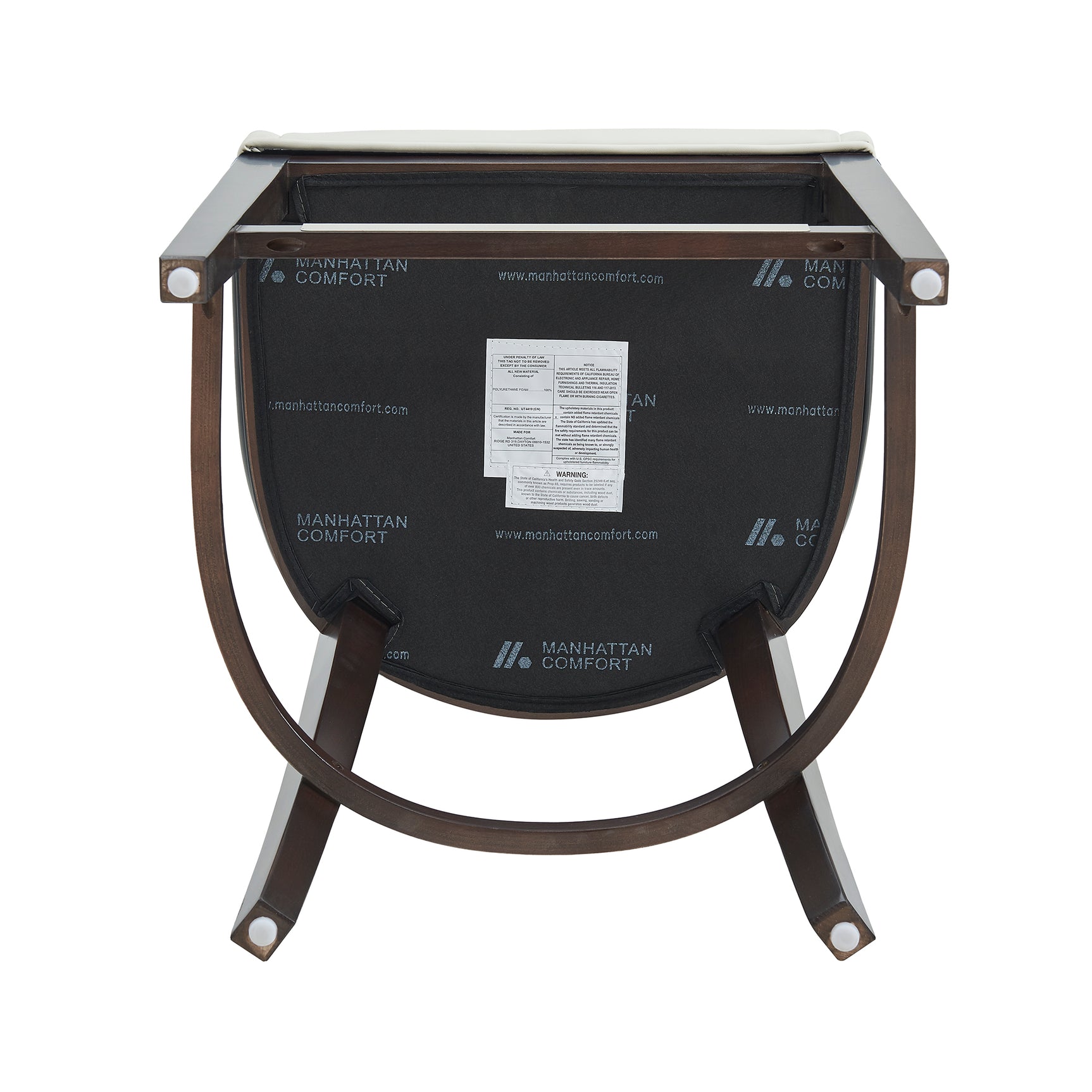 Blair Counter Stool in White (set of 2) - Ornate Home