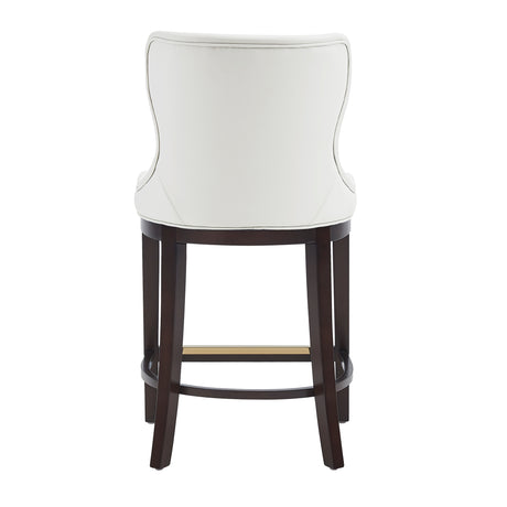 Blair Counter Stool in White (set of 3) - Ornate Home