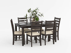 Blair Farm Brown 7-Piece Pack Dinette Set - Ornate Home
