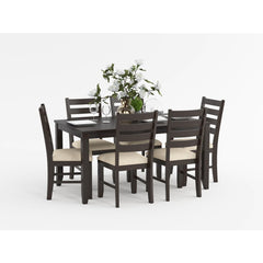 Blair Farm White 7-Piece Pack Dinette Set - Ornate Home
