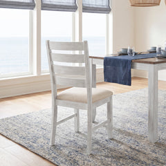 Blair Farm White 7-Piece Pack Dinette Set - Ornate Home