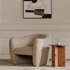 Blair Golden Forest Marble Accent Table - Ornate Home