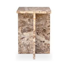 Blair Panther Marble Accent Table - Ornate Home