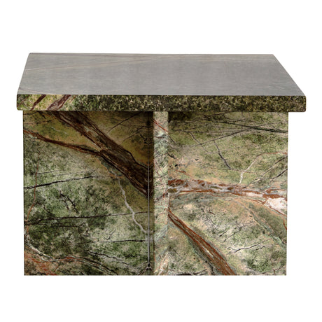 Blair Rainforest Green Marble Accent Table - Ornate Home