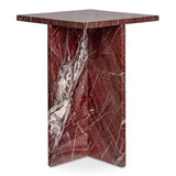 Blair Rosso Levanto Marble Accent Table - Ornate Home