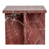 Blair Rosso Levanto Marble Accent Table - Ornate Home