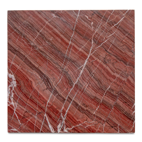 Blair Rosso Levanto Marble Accent Table - Ornate Home