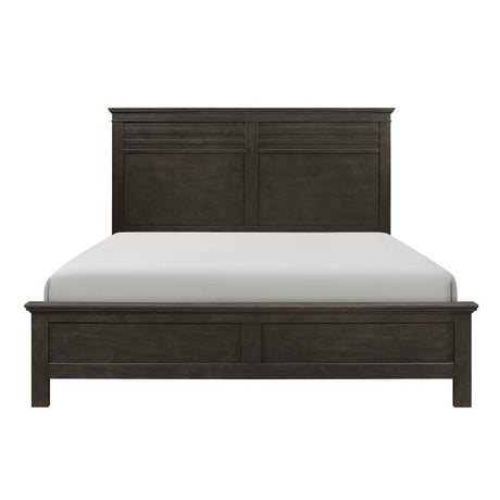 Blaire Farm Charcoal Gray California King Bed - Ornate Home