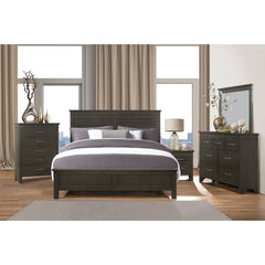 Blaire Farm Charcoal Gray California King Bed - Ornate Home