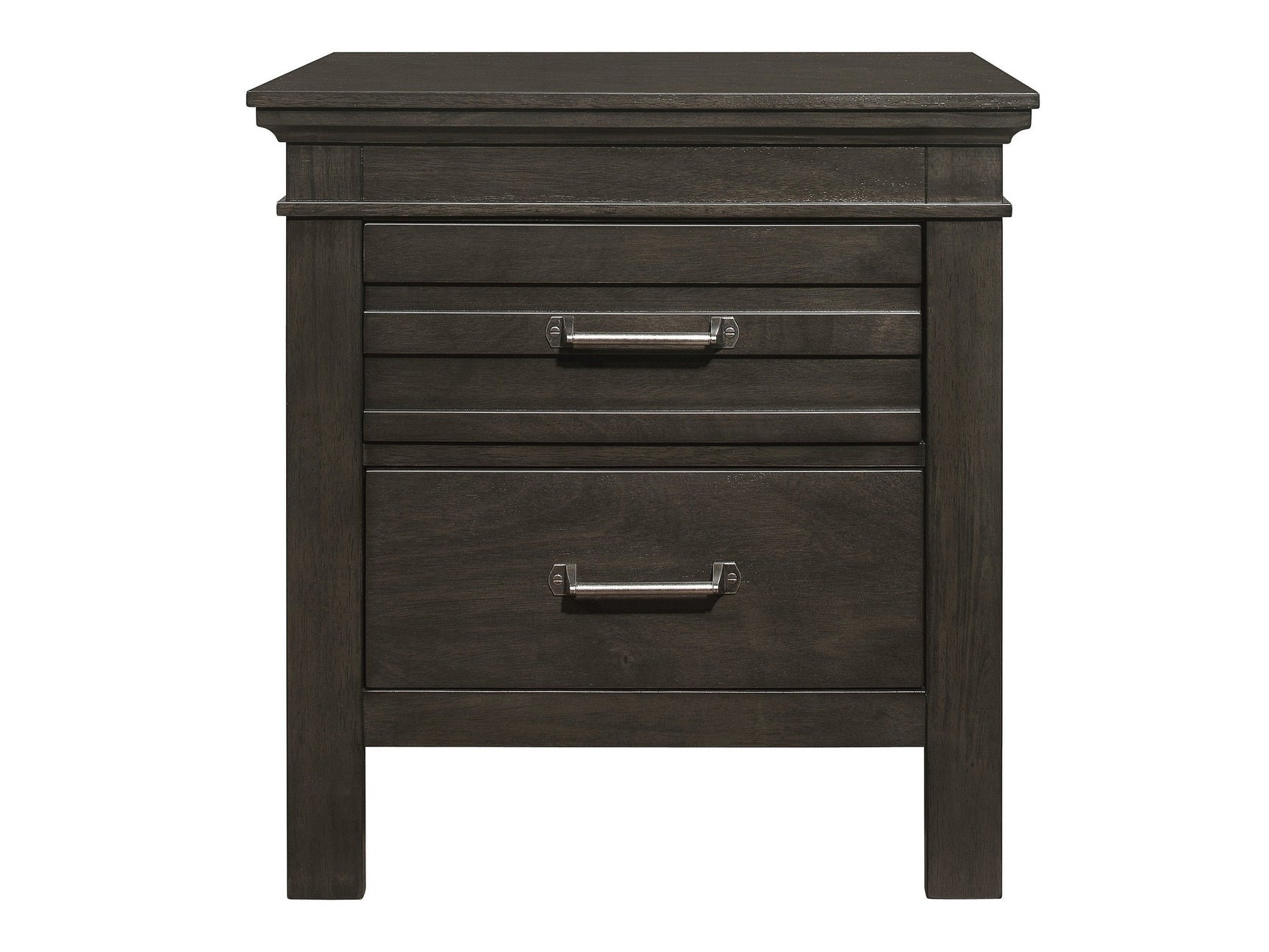 Blaire Farm Charcoal Gray Nightstand - Ornate Home