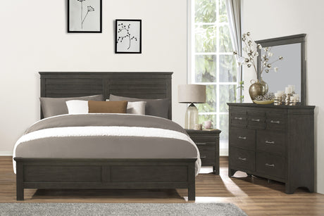 Blaire Farm Charcoal Gray Queen Bed - Ornate Home
