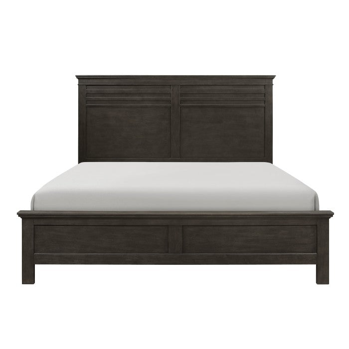Blaire Farm Charcoal Gray Queen Bed - Ornate Home