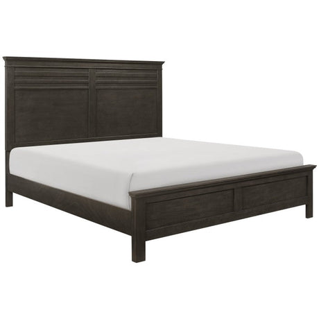 Blaire Farm Charcoal Gray Queen Bed - Ornate Home