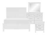 Blaire Farm White 4-piece Queen Bedroom Set - Ornate Home