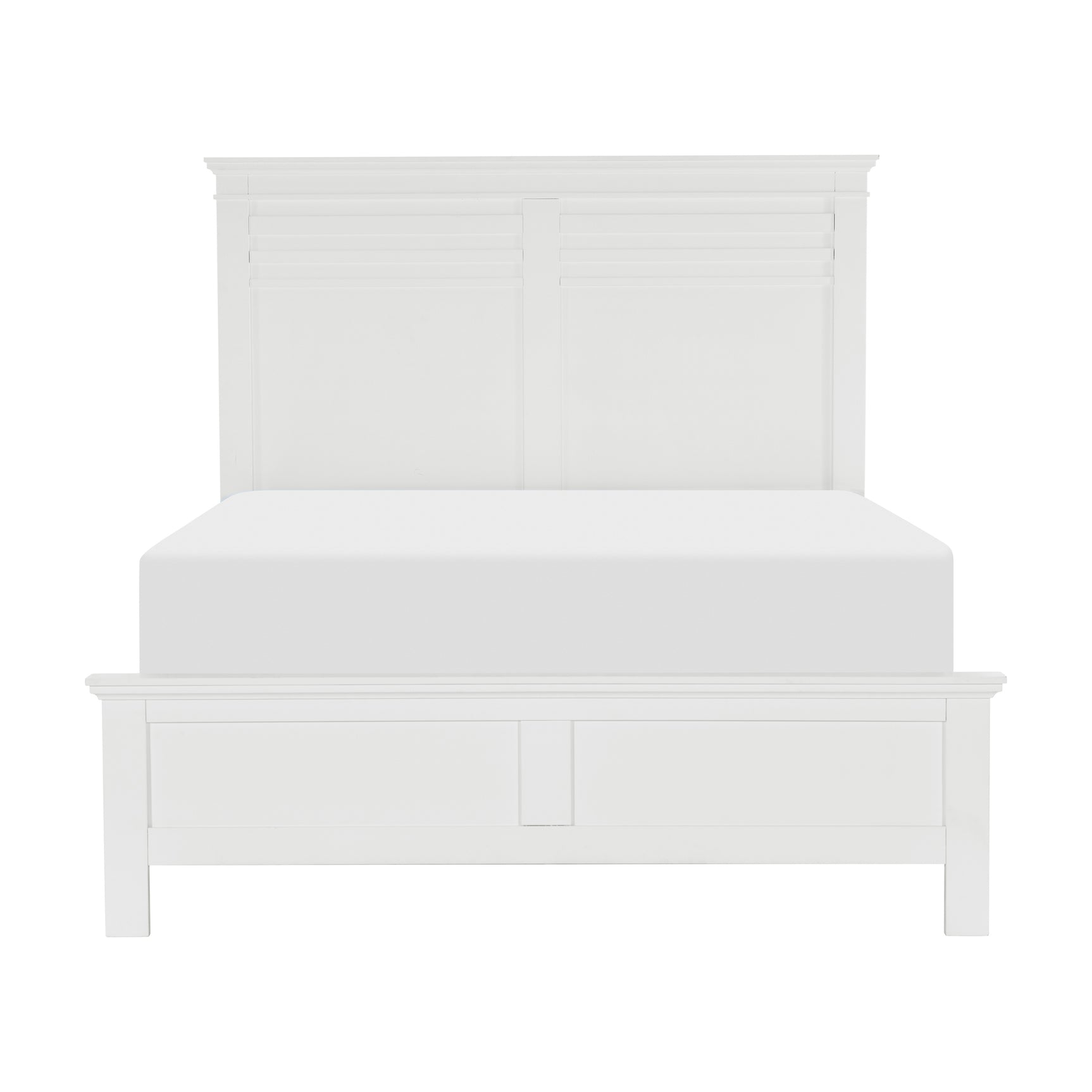 Blaire Farm White 5-Piece Queen Bedroom Set - Ornate Home
