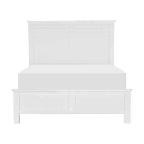 Blaire Farm White 5-Piece Queen Bedroom Set - Ornate Home
