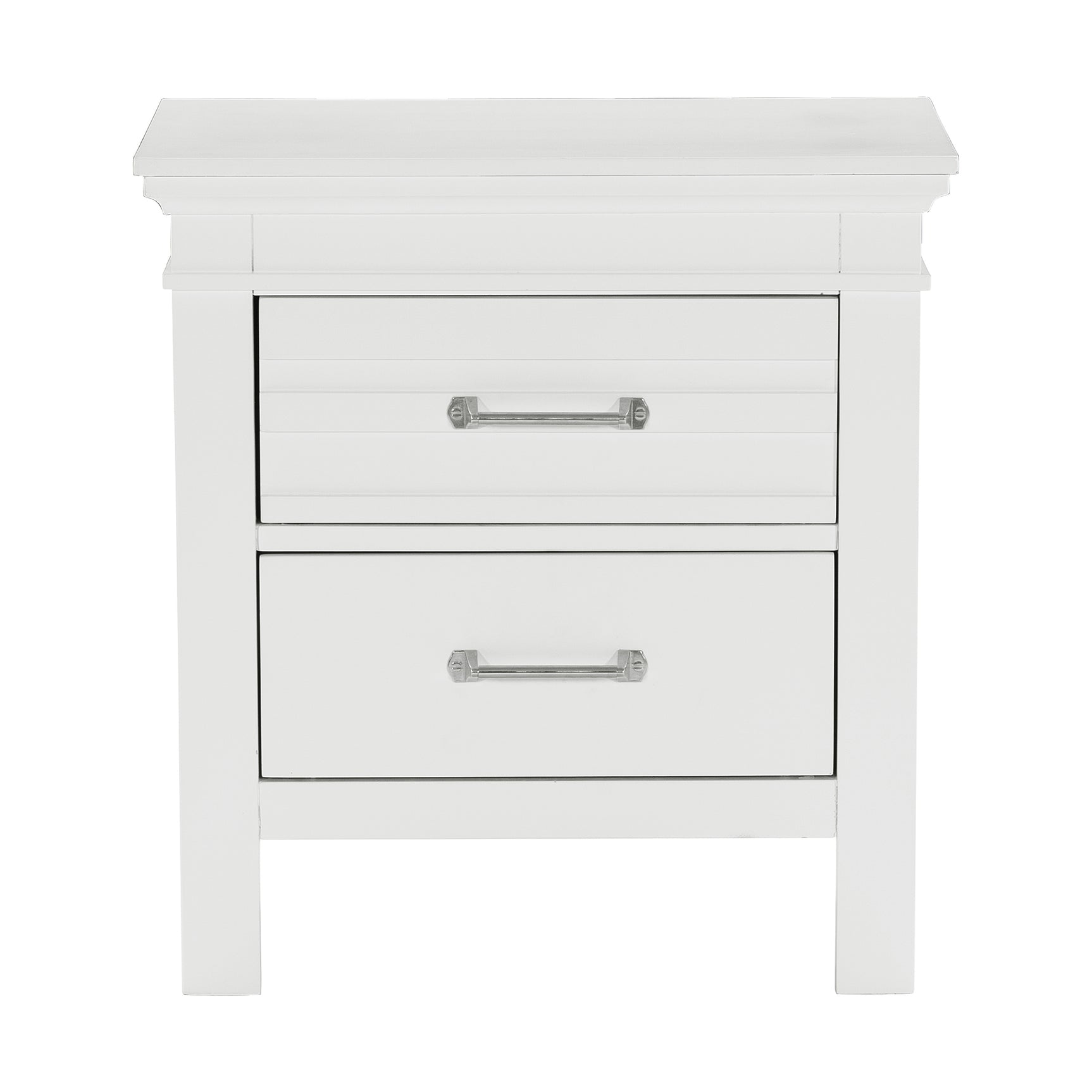 Blaire Farm White 5-Piece Queen Bedroom Set - Ornate Home