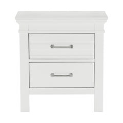 Blaire Farm White 5-Piece Queen Bedroom Set - Ornate Home