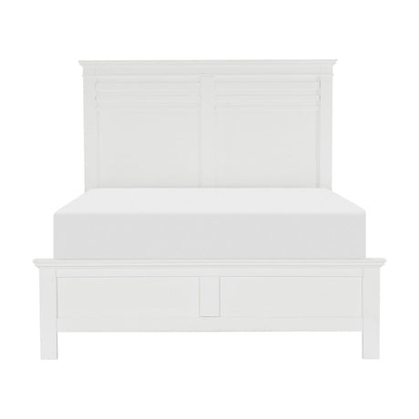 Blaire Farm White Queen Bed - Ornate Home