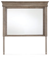 Blairhurst Light Grayish Brown Bedroom Mirror - Ornate Home