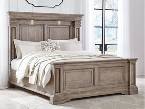 Blairhurst Light Grayish Brown California King Panel Bed - Ornate Home