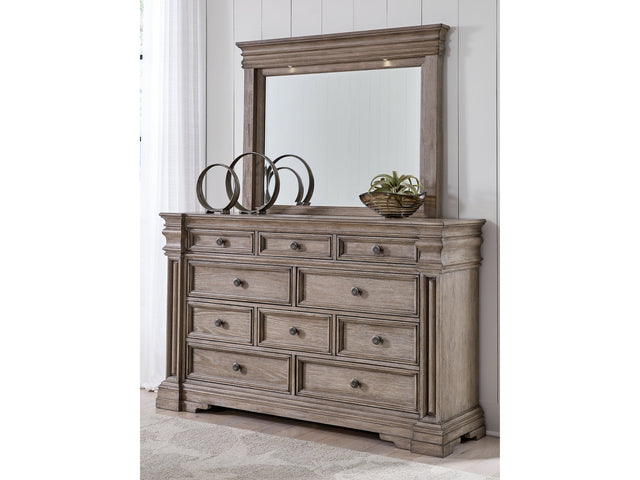 Blairhurst Light Grayish Brown Dresser and Mirror - Ornate Home
