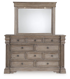 Blairhurst Light Grayish Brown Dresser and Mirror - Ornate Home