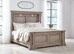 Blairhurst Light Grayish Brown King Panel Bed - Ornate Home