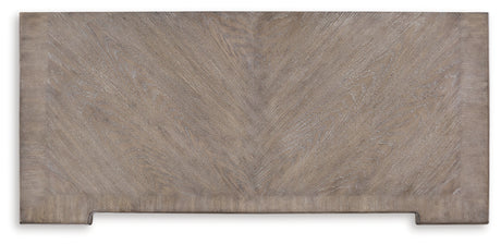 Blairhurst Light Grayish Brown King Panel Bedroom Set with Dresser, Chest and 2 Nightstands - Ornate Home