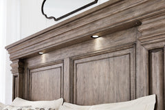 Blairhurst Light Grayish Brown Queen Panel Bed - Ornate Home