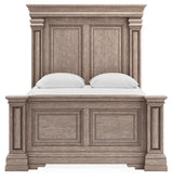 Blairhurst Light Grayish Brown Queen Panel Bedroom Set with Dresser, Mirror and 2 Nightstands (Online Special Price) - Ornate Home