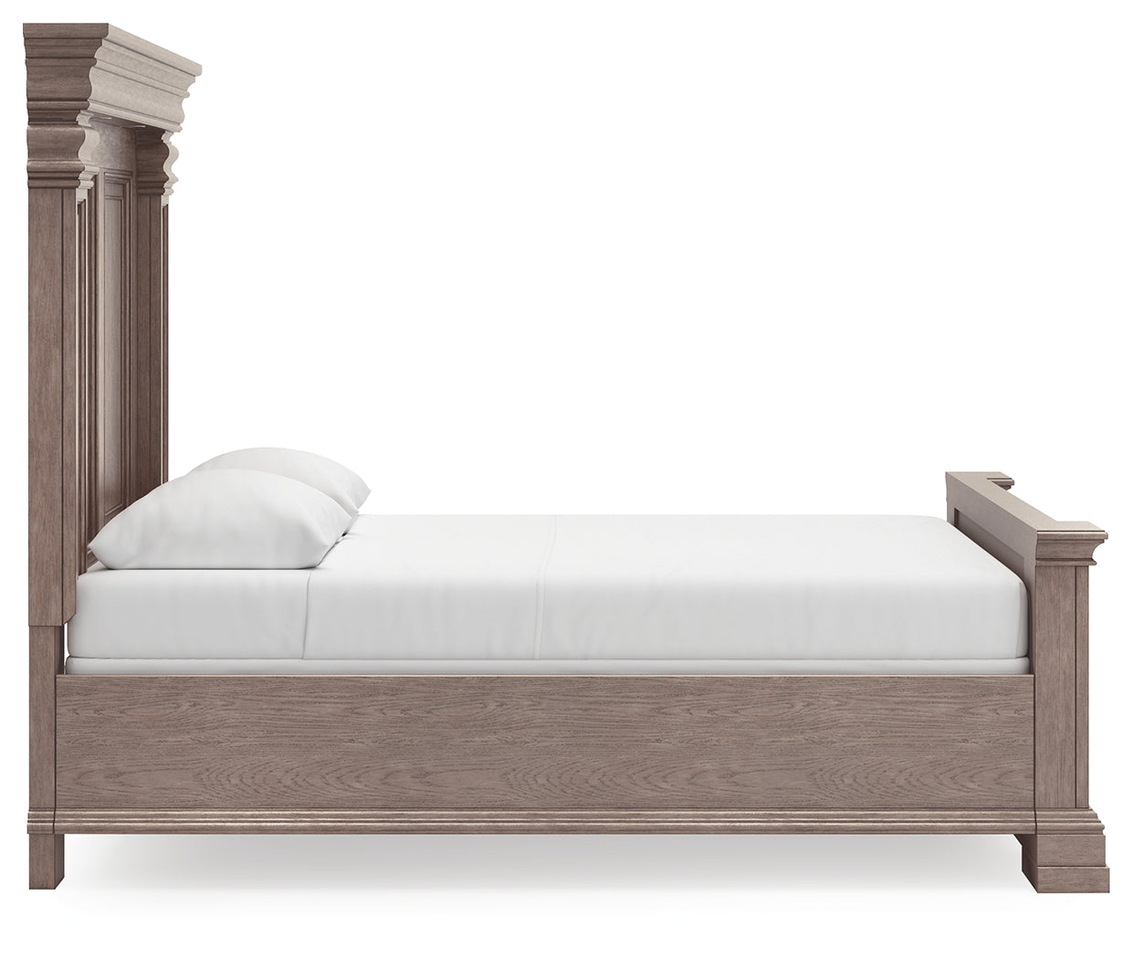 Blairhurst Light Grayish Brown Queen Panel Bedroom Set with Dresser, Mirror and 2 Nightstands (Online Special Price) - Ornate Home