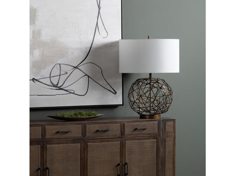 Blaise Copper/Bronze Table Lamp - Ornate Home