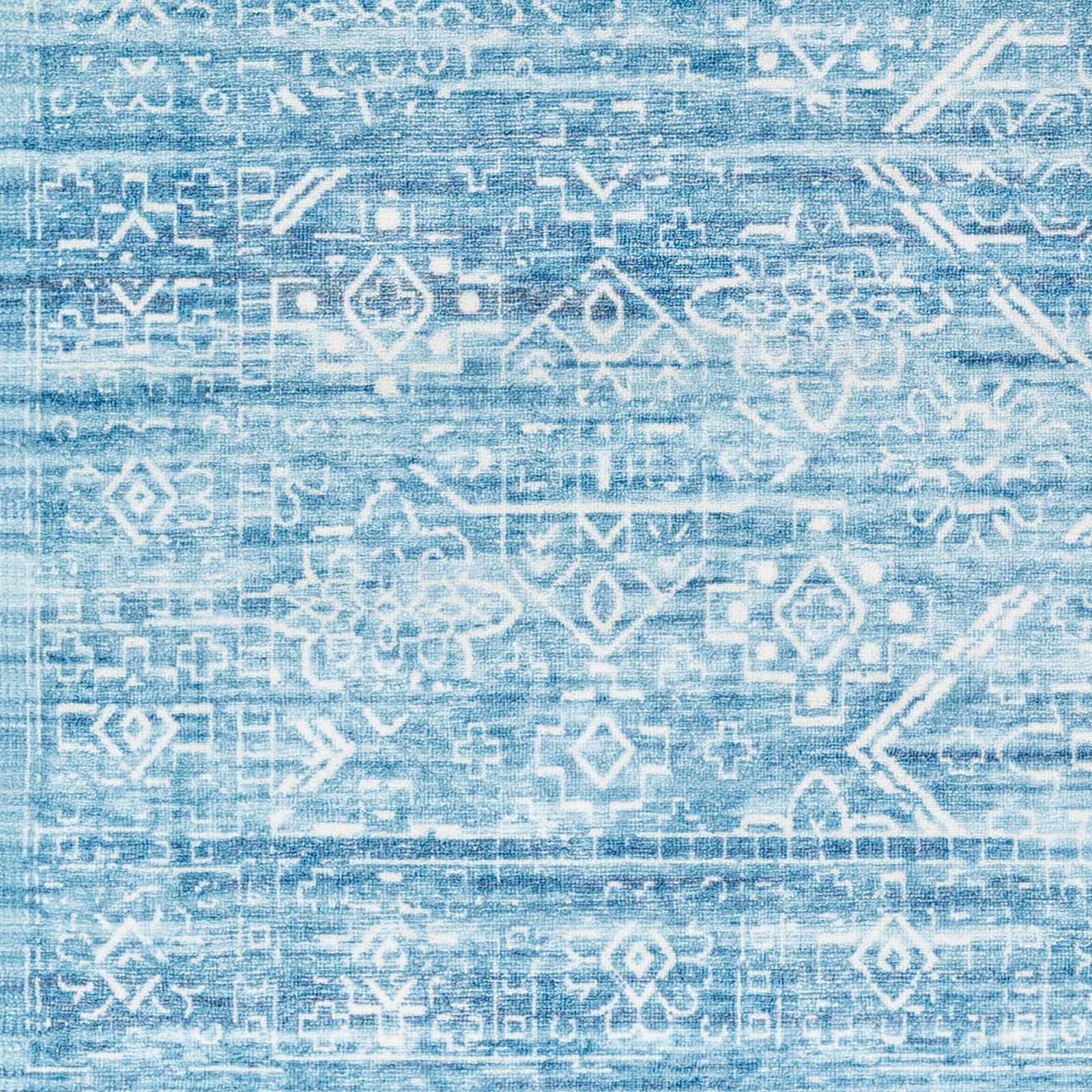 Blake Arctic Sky Washable Area Rug - Clearance - Ornate Home