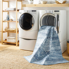 Blake Arctic Sky Washable Area Rug - Clearance - Ornate Home