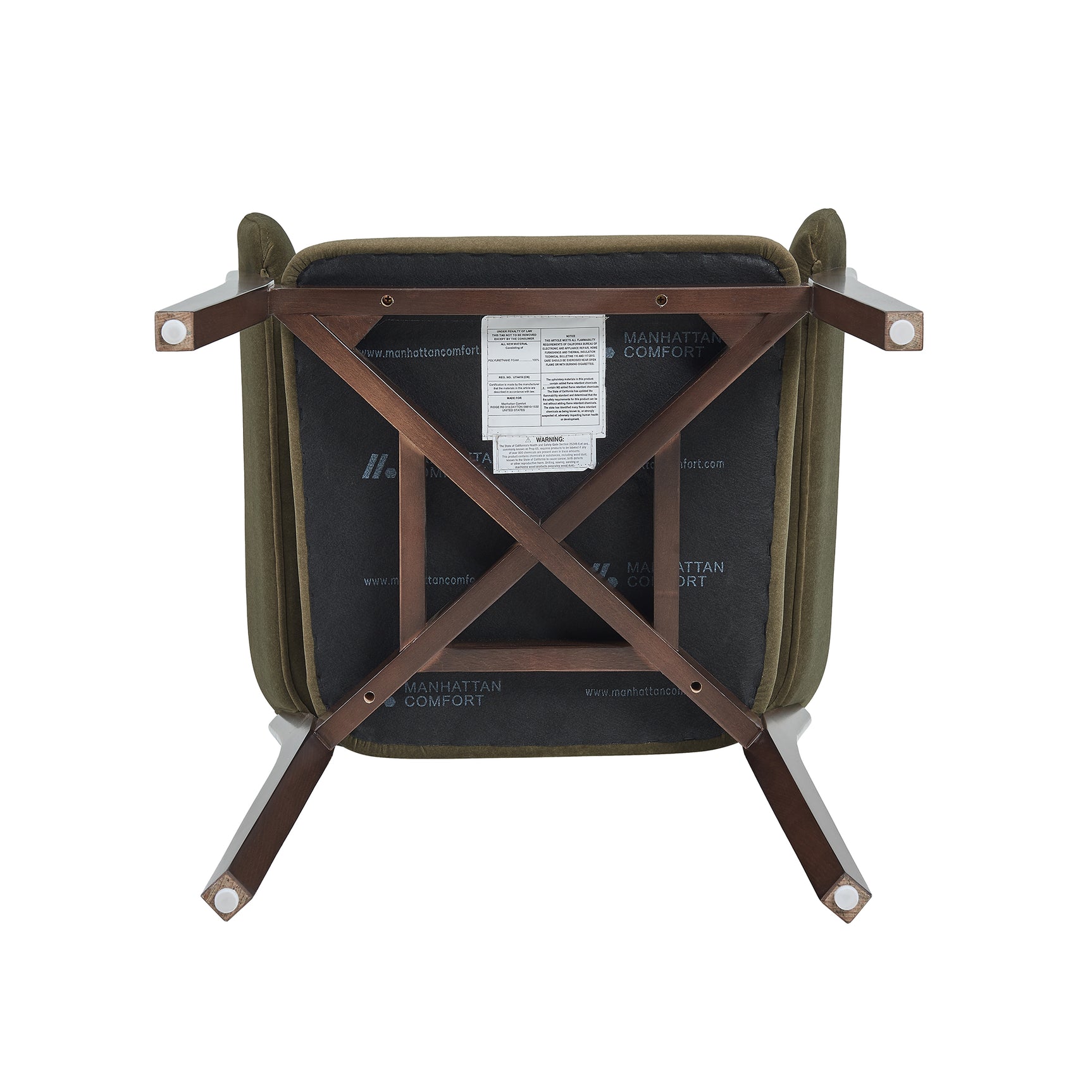 Blake Dining Armchair in Green - Ornate Home
