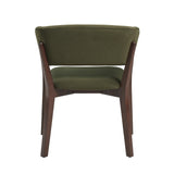 Blake Dining Armchair in Green (set of 2) - Ornate Home