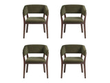 Blake Dining Armchair in Green (set of 4) - Ornate Home