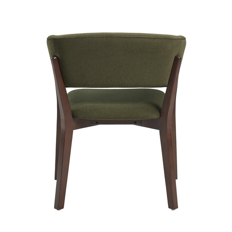 Blake Dining Armchair in Green (set of 4) - Ornate Home