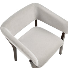 Blake Dining Armchair in Greige - Ornate Home