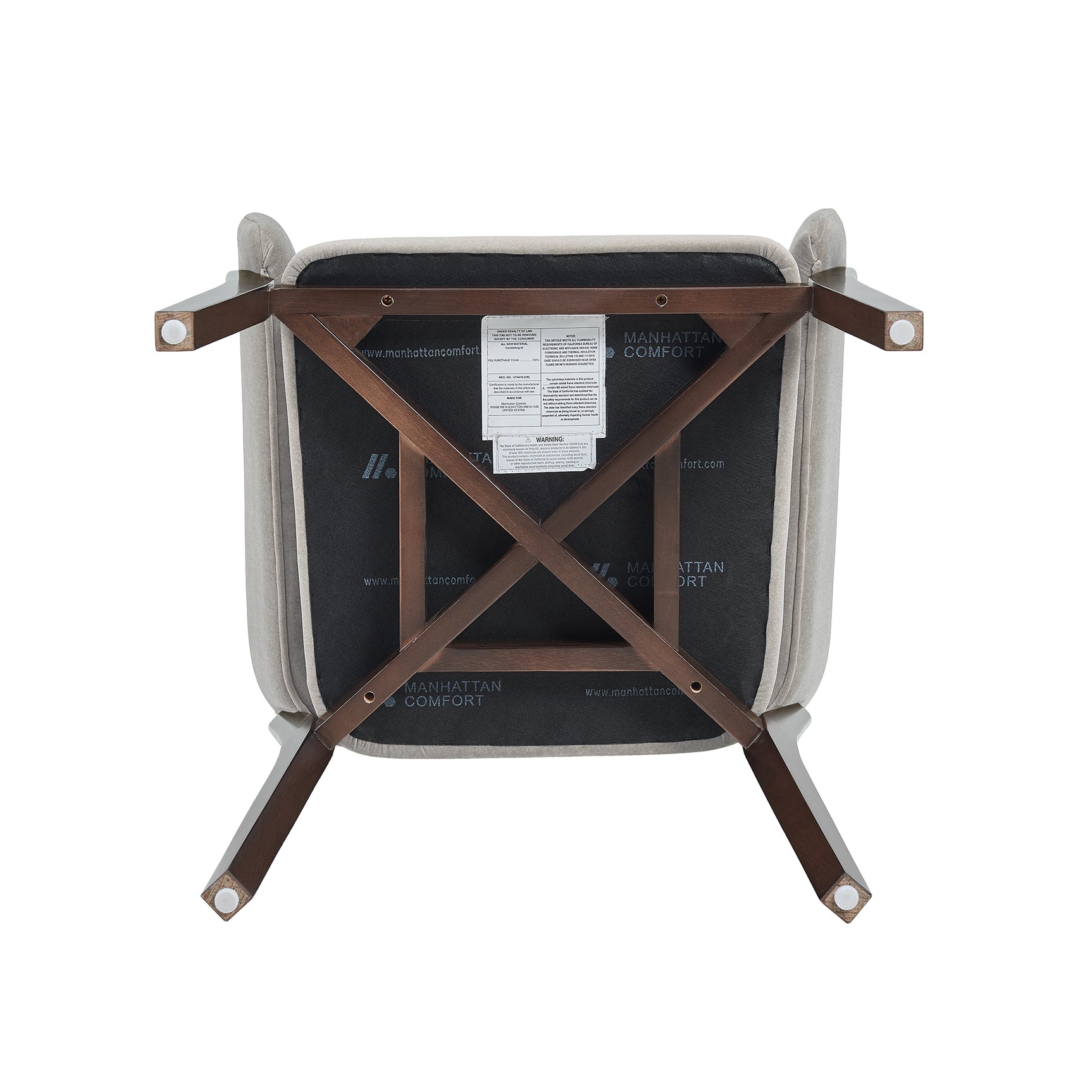 Blake Dining Armchair in Greige - Ornate Home