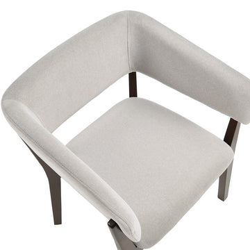 Blake Dining Armchair in Greige (set of 2) - Ornate Home