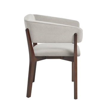 Blake Dining Armchair in Greige (set of 2) - Ornate Home