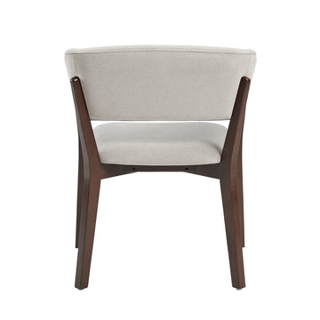 Blake Dining Armchair in Greige (set of 2) - Ornate Home