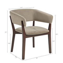 Blake Dining Armchair in Linen - Ornate Home