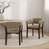 Blake Dining Armchair in Linen (set of 2) - Ornate Home