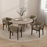 Blake Dining Armchair in Linen (set of 4) - Ornate Home